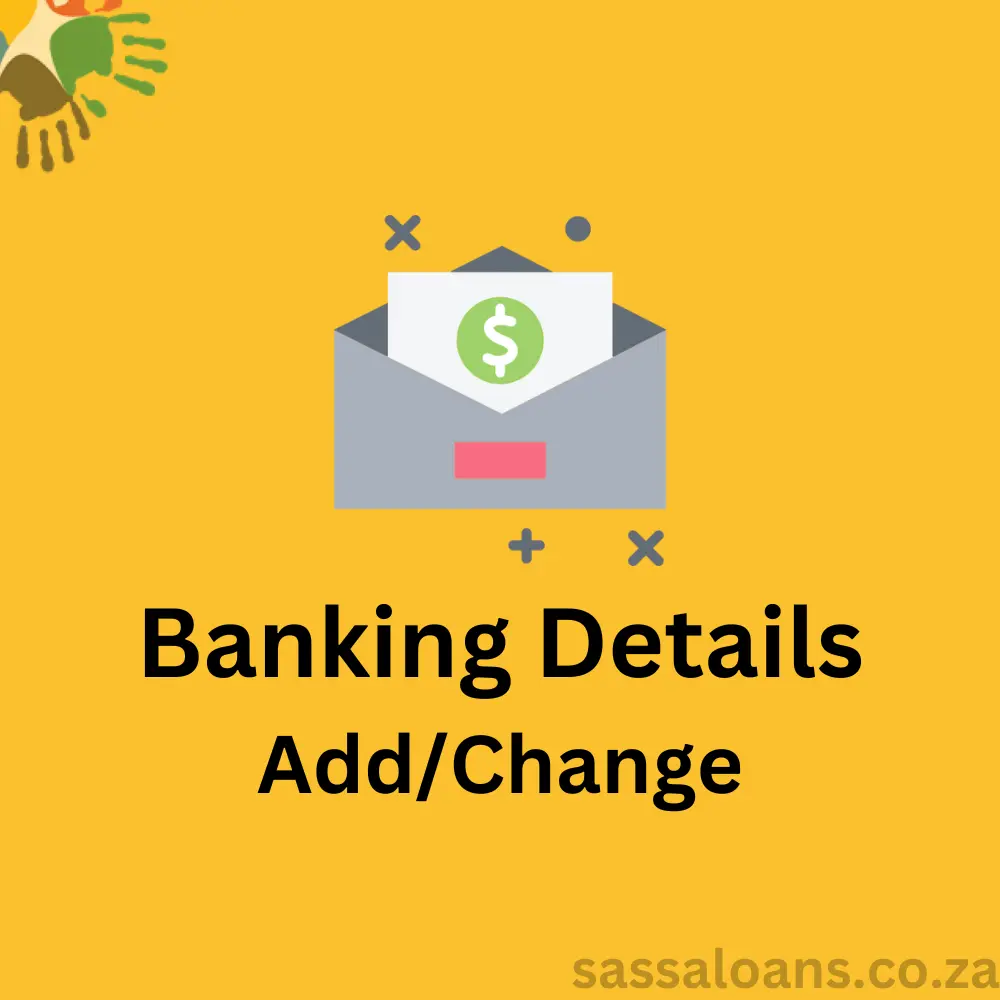 srd.sassa.gov.za Banking Details Change or Update for R350