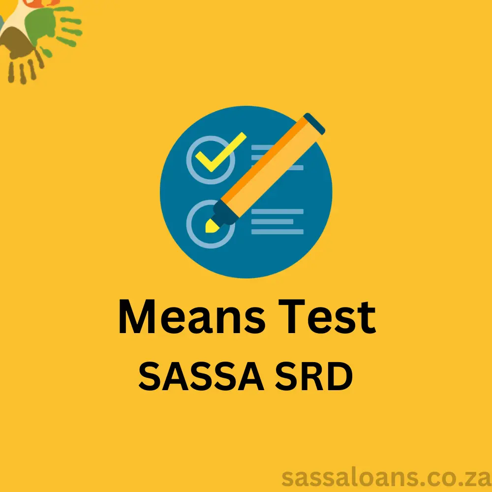 sassa means test
