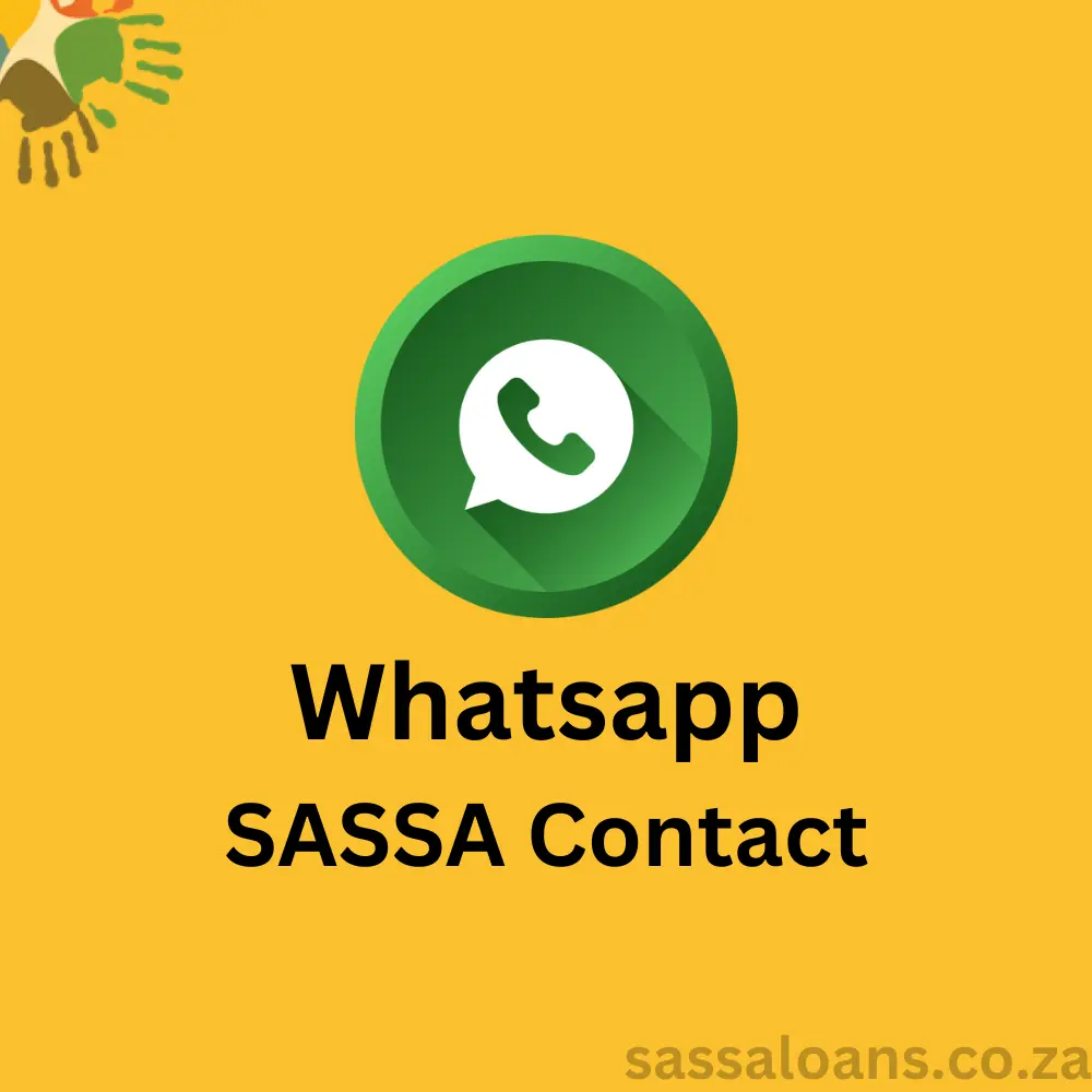 sassa whatsapp number