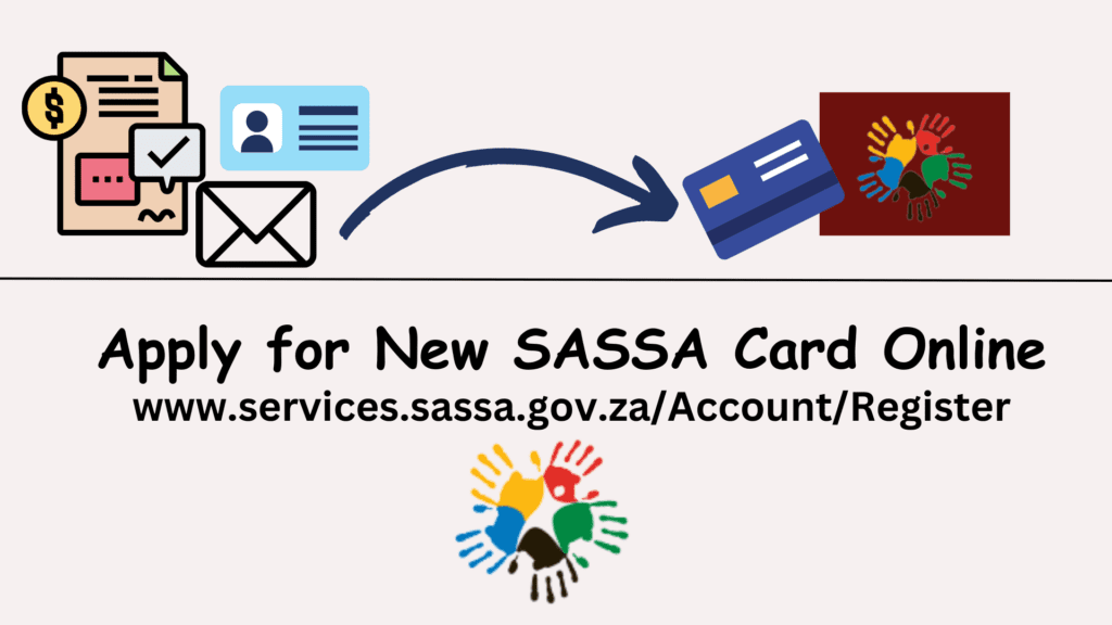 apply for new sassa card online