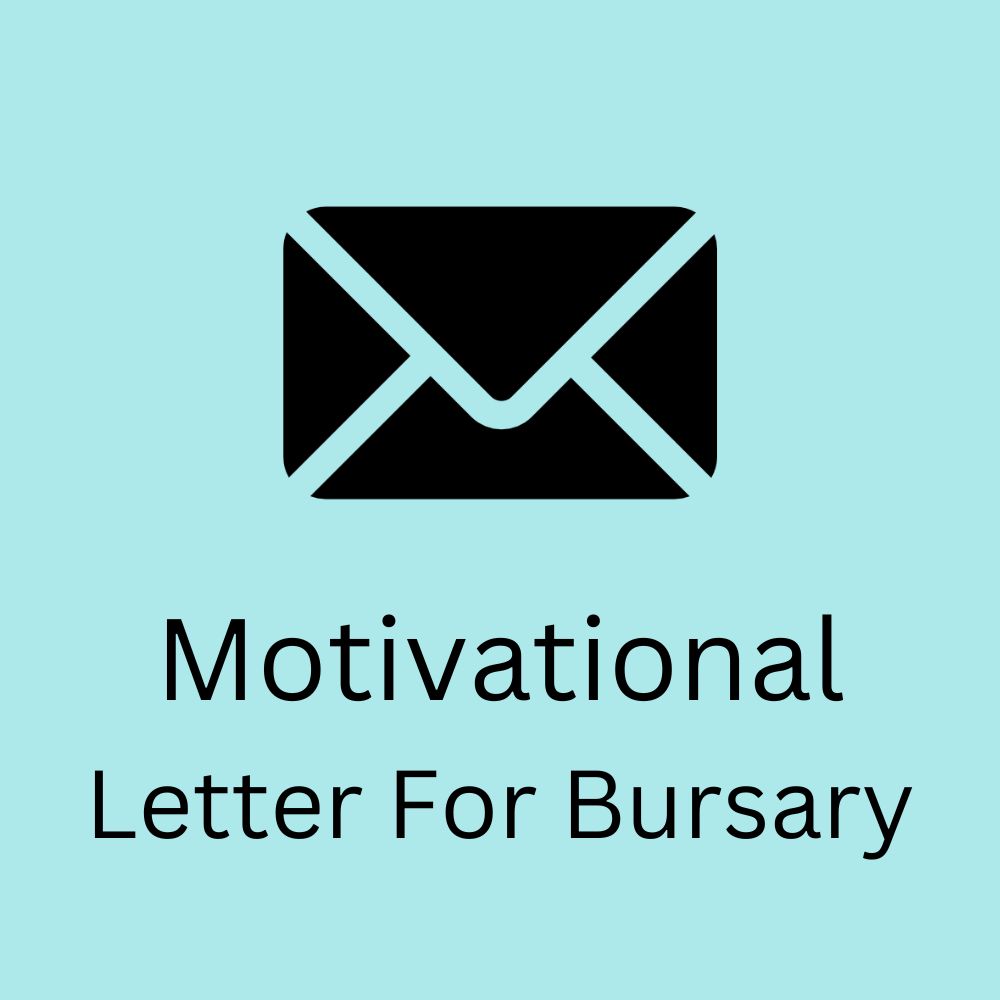 Motivational Letter For Bursary
