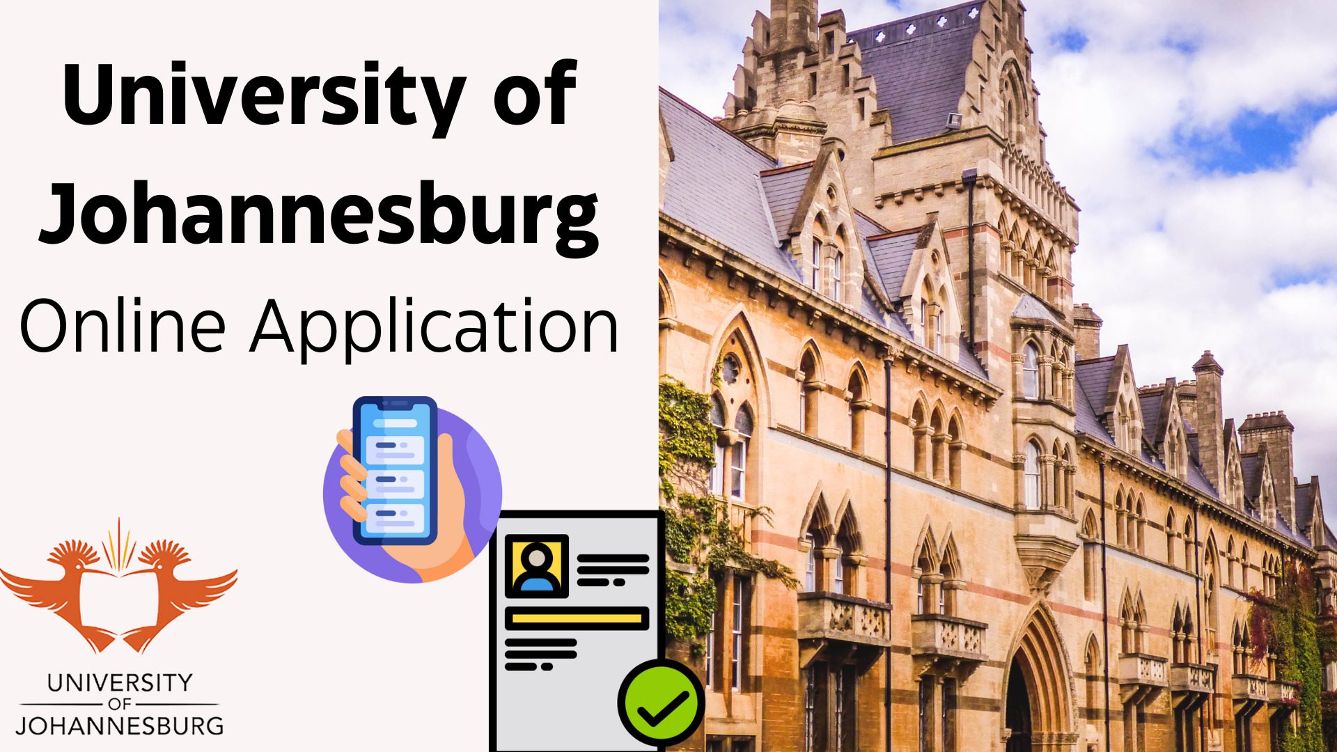 university of johannesburg phd online application