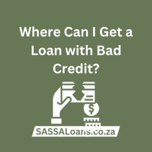 where can i get a loan with bad credit