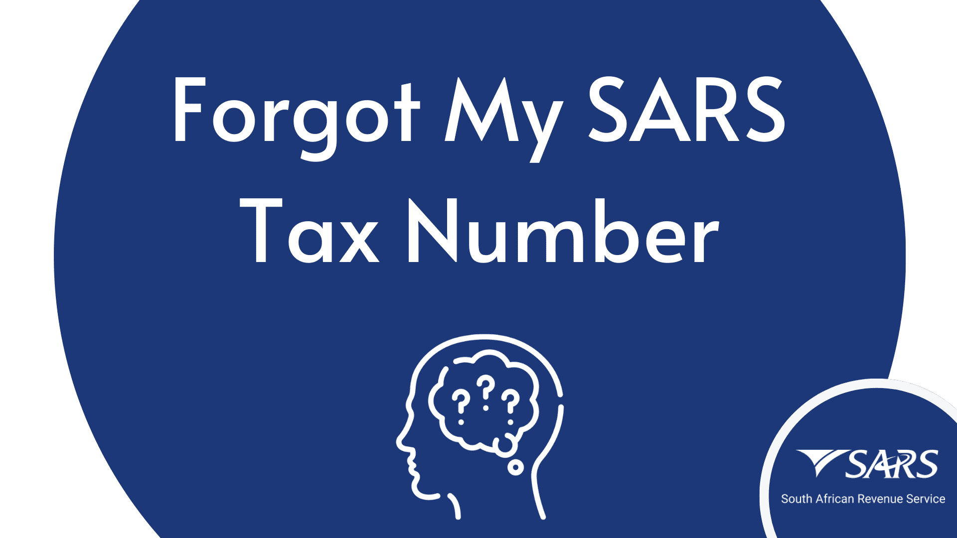 forgot my sars tax number