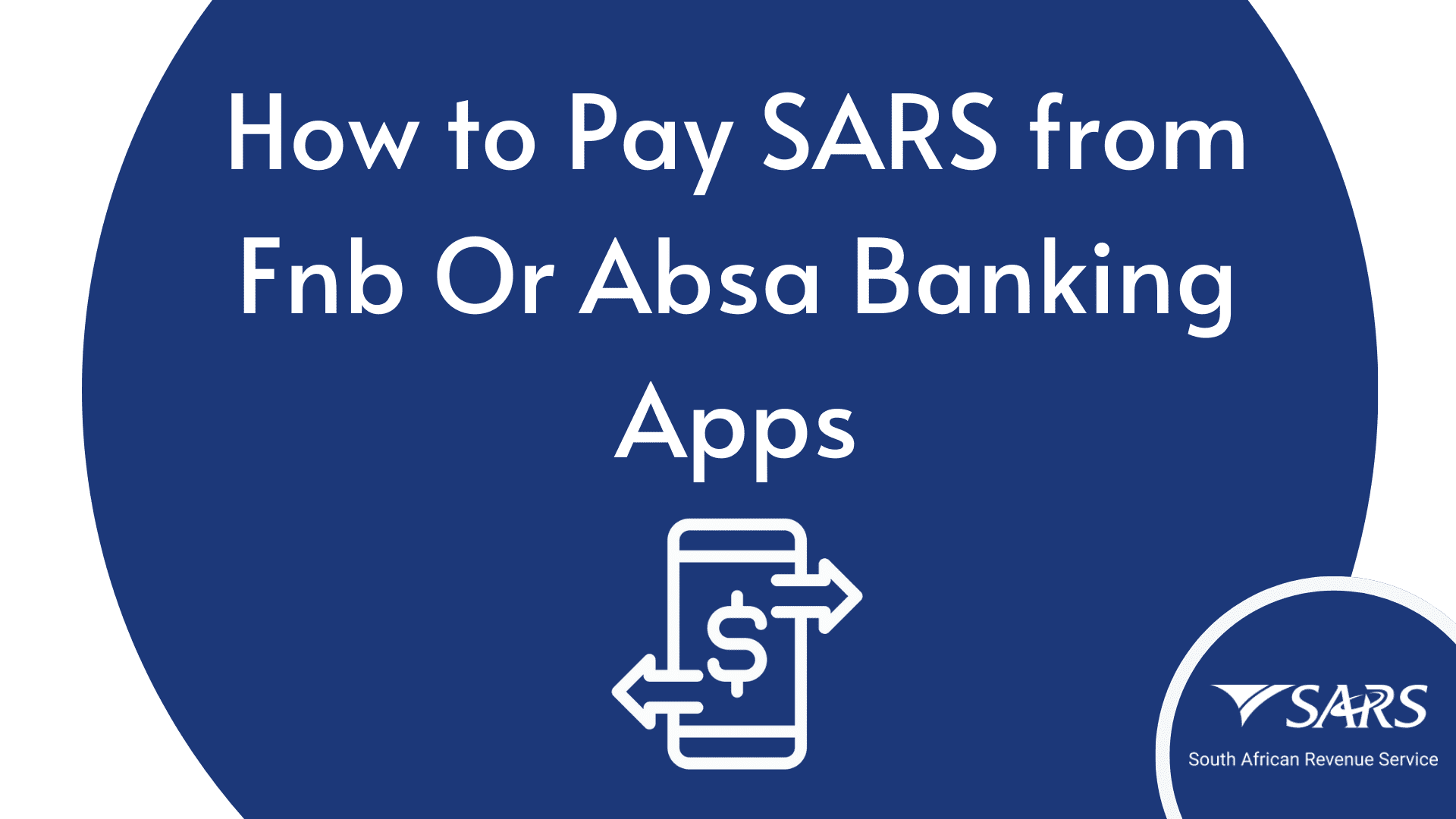 how to pay sars from fnb or absa banking apps