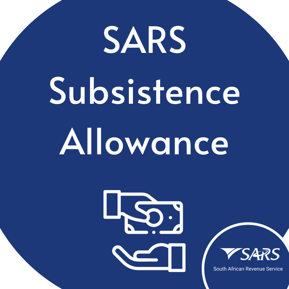 SARS Subsistence Allowance Rates (Local & International) Full Detail