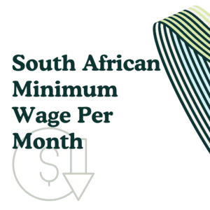 South African Minimum Wage Per Month