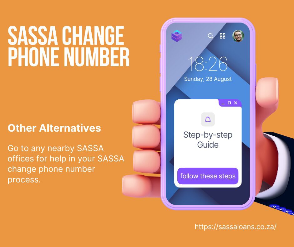 SASSA change Phone Number