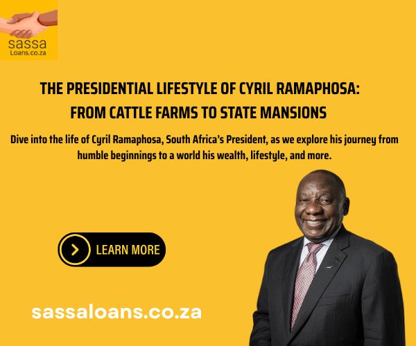 The Presidential Lifestyle of Cyril Ramaphosa: From Cattle Farms to State Mansions 1 Cyril Ramaphosa